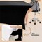 2Pack Lash Elastic Spandex Bed Cover Versatile Tablecloth Reusable Washable 6ft